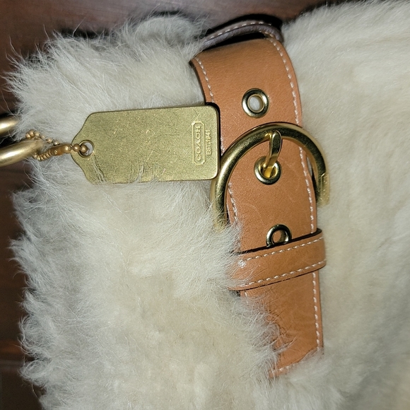 RARE Coach Lamb Shearling Bag (see my closet for matching wallet) - Picture 4 of 9